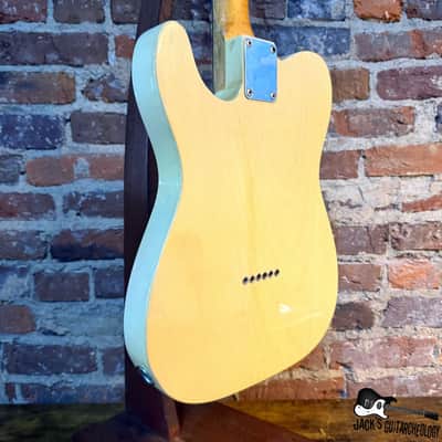 Fender Telecaster Electric Guitar *Refinish & Refret* w/ Vintage HSC (1960 - Blonde) image 17
