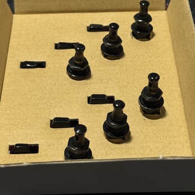 Jay Turser Stratocaster Tuning Machines 2017 - Matte Black image 2
