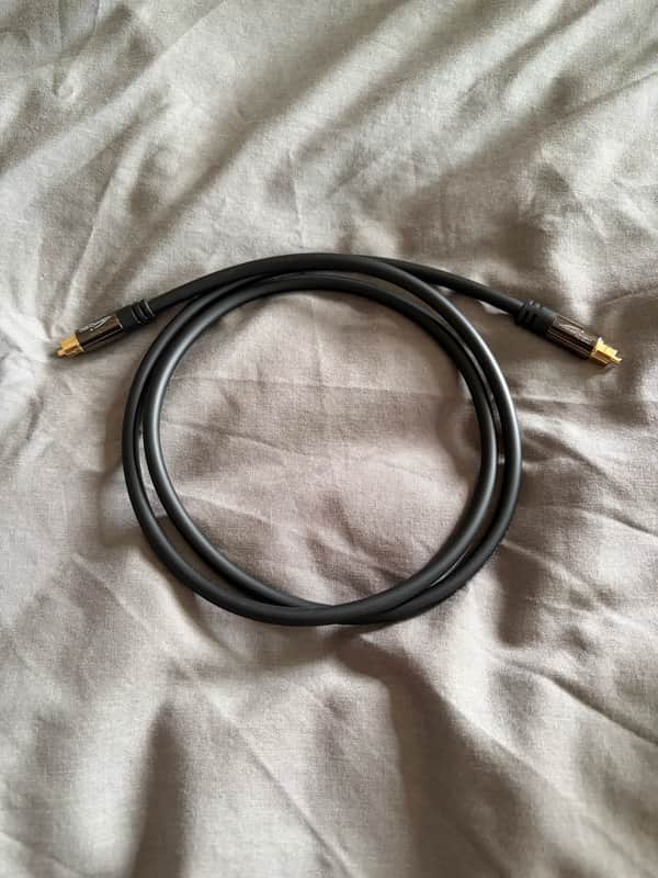 KabelDirekt Pro Series optical Toslink cable - - Black image 1