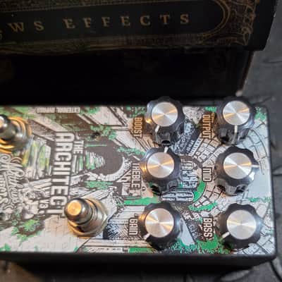 Matthews Effects The Architect Foundational Overdrive/Boost V3 2019 - Green Graphic image 3