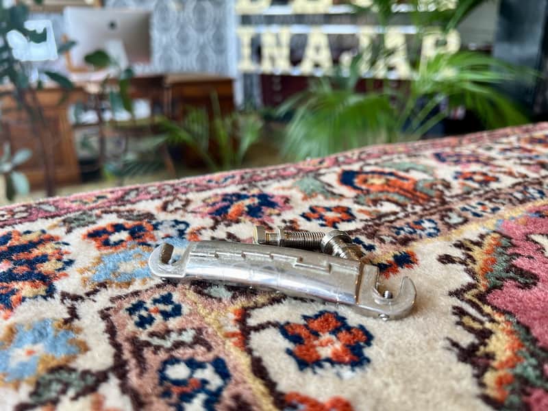 1960's Nickel Gibson Wraparound Bridge Les Paul Junior SG TPBR 8513 12809 Lightning Bar image 1