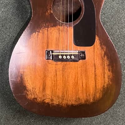 Stella Tenor Acoustic Guitar 1960’s - Tobacco Burst image 1