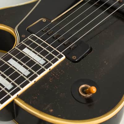 Gibson  Les Paul Custom Solid Body Electric Guitar (1956), ser. #6-7287, original black hard shell case. image 17