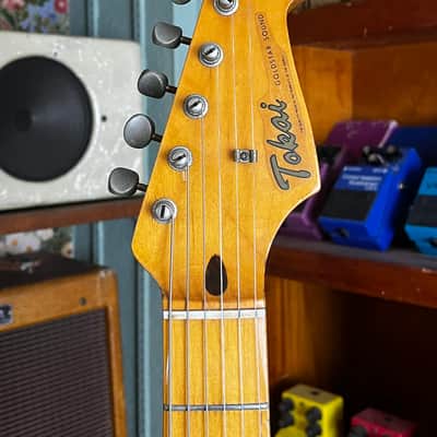 Tokai “Goldstar Sound” MIJ Stratocaster – Candy Apple Red – Early 1980s w/ Vintage Ibanez Hardcase image 9
