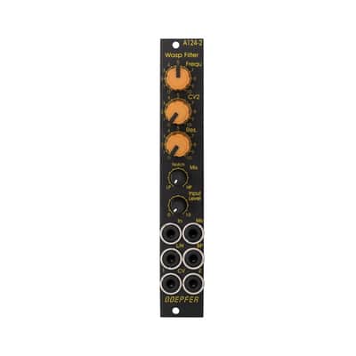 Doepfer A-124-2SE Wasp Filter Black/Yellow Slim Line Eurorack Module image 1