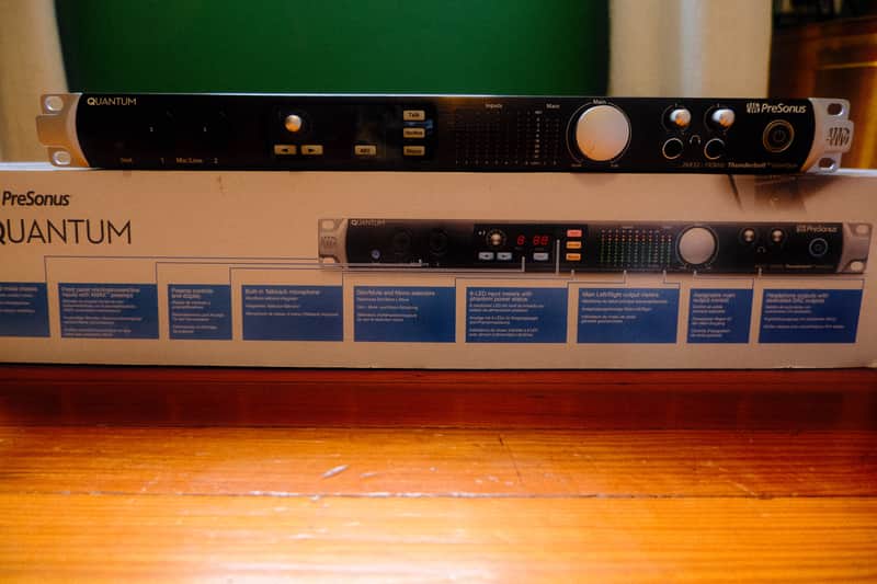 PreSonus Quantum Thunderbolt Audio Interface 2010s - Black image 1