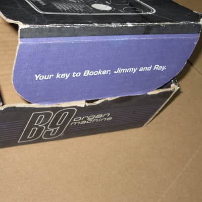 used condition / has many imperfections Electro Harmonix EMPTY CARDBOARD BOX & original Owner's Instructions & warranty / registration paperwork ONLY for B9 Organ Machine pedal (NO: Pedal/Adapter) image 15