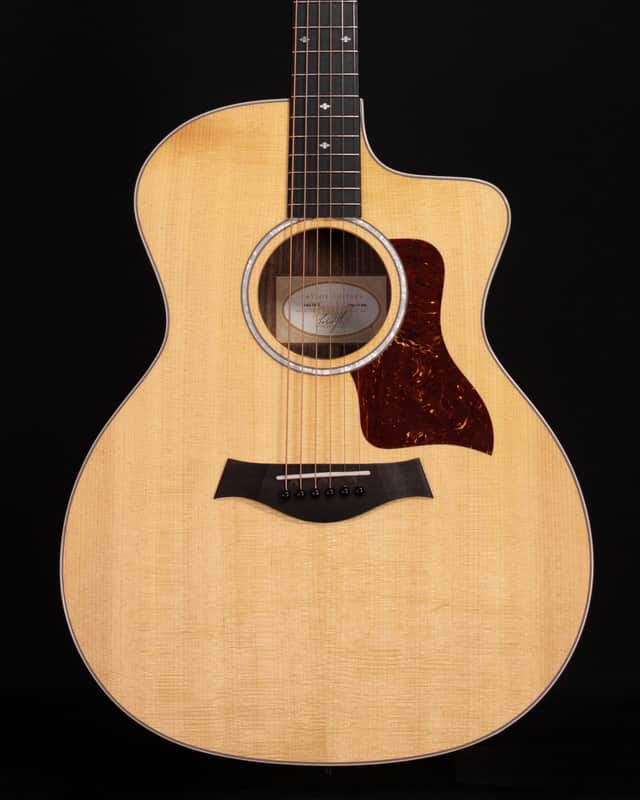 Taylor 214ce Deluxe Acoustic Guitar with Hard Shell Case, 2021 - USED image 1