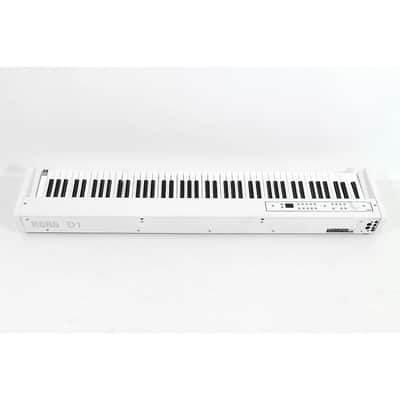 Korg D1 Slimline 88-Note Weighted Digital Stage Piano - White image 2