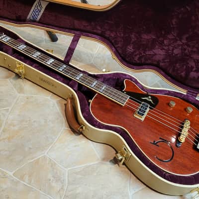 Gretsch Round Up Bass, One of only 2 ever made Custom Shop  RARE! OHC  Geddy Lee 6120 rancher image 11