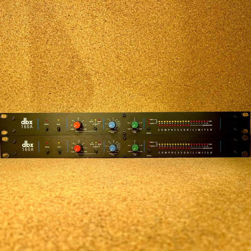 dbx 160A Compressor / Limiter Pair – RARE CONSECUTIVE Serials – Serviced – Warranty image 1