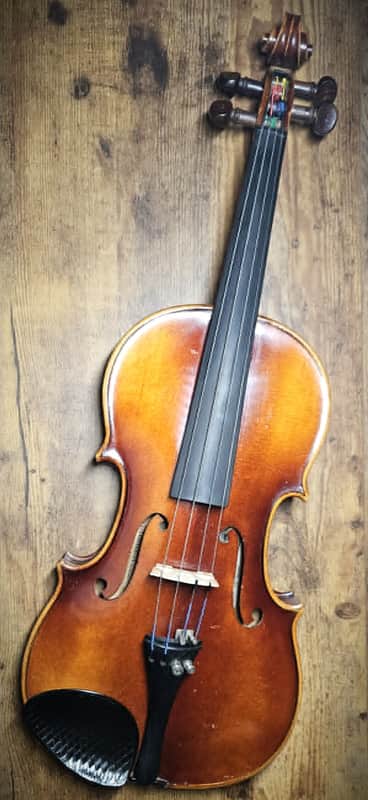 1964 |W. GER| E.R. Pfretzschner 4/4 Violin | New European Bridge | Caspari Pegs | New Bow image 1