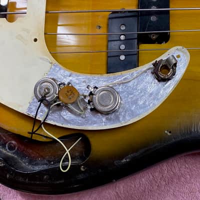 Fender Precision Bass Fretless 1972 - Sunburst - Rosewood Fingerboard image 14