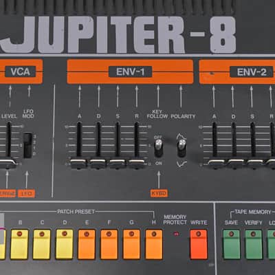 Roland Jupiter-8 Polyphonic Analog Synthesizer w/HC in Very Good condition image 19