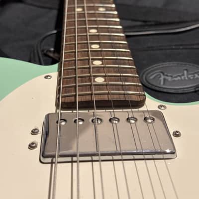 2020 Fender American Performer Telecaster Hum with Rosewood Fretboard - Satin Surf Green image 9