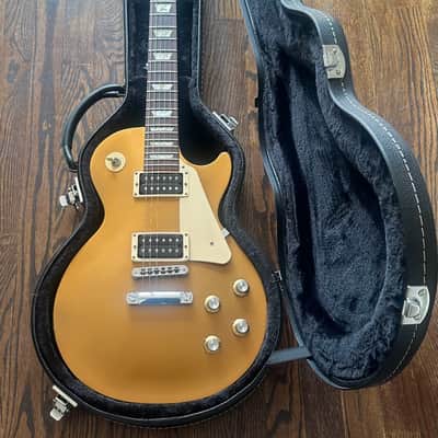 2012 Gibson Les Paul Studio ‘50s Tribute with Humbuckers - Satin Gold Top Dark Back w/ OHSC image 20