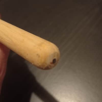 Regal Tip RARE, Collectable Alex Van Halen signature single stick #1 90s - Lacquered Selected Hickory image 4