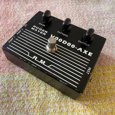 Roger Mayer Voodoo Axe Fuzz Pedal active splitter 90s image 7