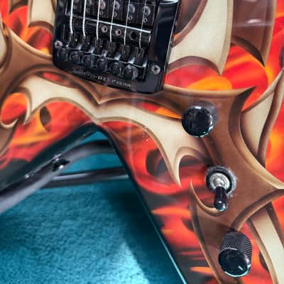 B.C. Rich Kerry King V KKVFG2 Tribal Flame with Kahler Bridge image 10