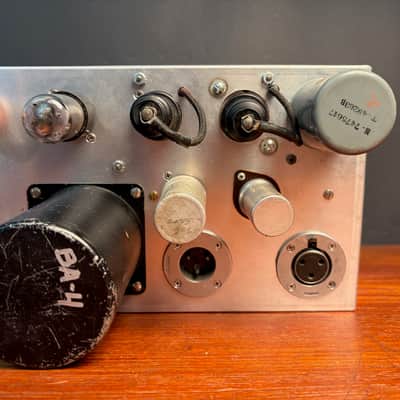 1950’s RCA BA-4C tube amplifier line preamp microphones Rehoused and fully serviced in an old GE chasis image 9