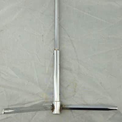 Fibes Uniball Tom Mount Holders WIth Double Tom Bass Drum Mount 1970s - Chrome image 8