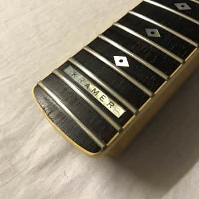 Kramer Ferrington Acoustic Guitar Neck 1990s Red Matching Headstock image 4