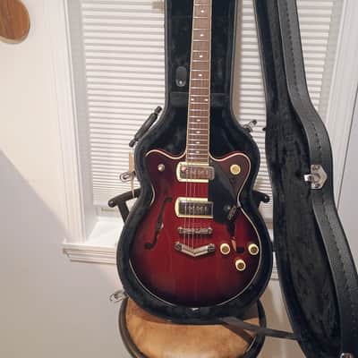 Gretsch G2655 P90 - Claret burst with Gretsch case image 6
