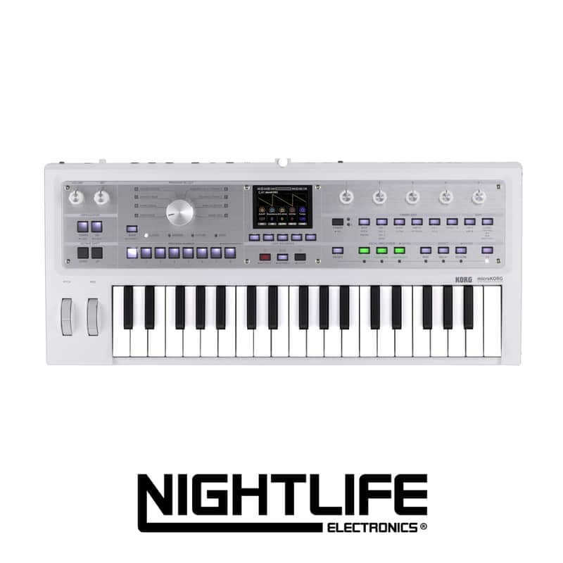 Korg microKORG 2 Limited Edition - Metallic White