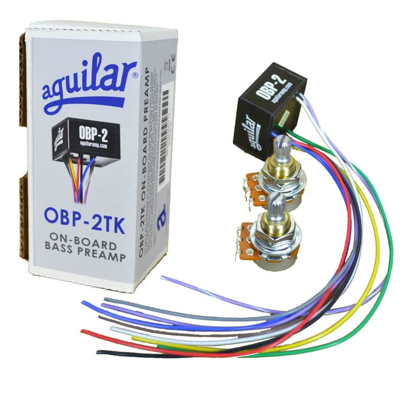 Aguilar OBP-2TK Onboard Bass Preamp 2-Band Boost/Cut image 1