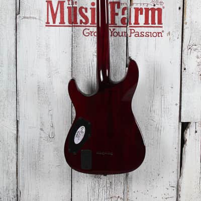 Schecter Hellraiser C-1 Electric Guitar Quilt Maple Top Black Cherry Finish image 7