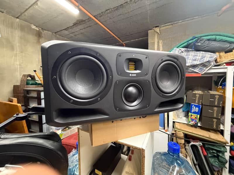 ADAM Audio S3H Active Studio Monitor (Pair) - Black image 1