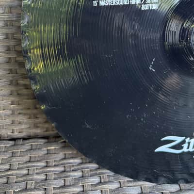 Zildjian Pitch Black 15” Mastersound Hi Hat Cymbals image 11