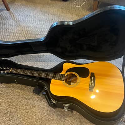 Recording King RD-06-CE 06 Series Solid Top Cutaway Dreadnought with Pickup 2010s - Natural Gloss image 10