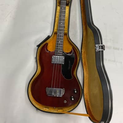Gibson EB-0 1969 - Cherry Standard Headstock image 16