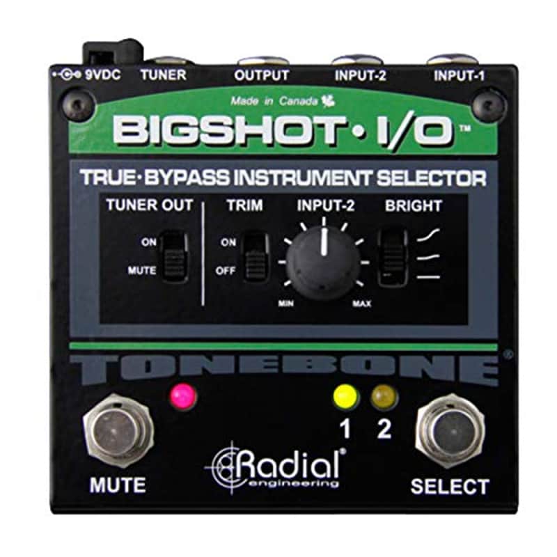 Radial Engineering Big Shot i/o True Bypass Instrument Selector Pedal image 1