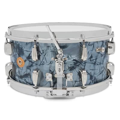 Slingerland Radio King Snare Drum, 7x14", Black Diamond Pearl image 2