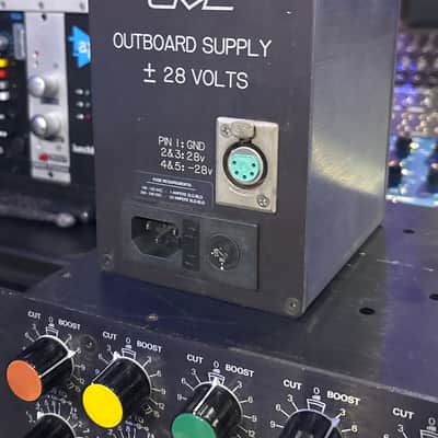 Very Clean vintage GML 8200 Two-Channel Parametric Equalizer w/ Power Supply & cables image 2
