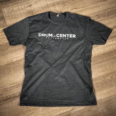 DCP Apparel: T-Shirt, Charcoal w/Gray Logo, X-Large