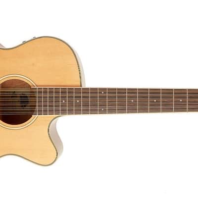 Tanglewood TW12-CE Winterleaf 12-String Orchestra with Electronics 2020 - Present - Natural Satin image 2
