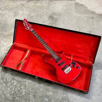 Aria Pro II RS Elite super strat c 1980’s CAR ruby metallic original vintage MIJ Japan LL image 1
