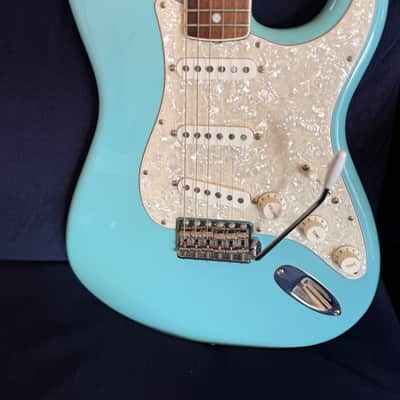 Fender Custom Shop ’66 Strat NOS Daphne Blue - RARE Bound Neck image 13