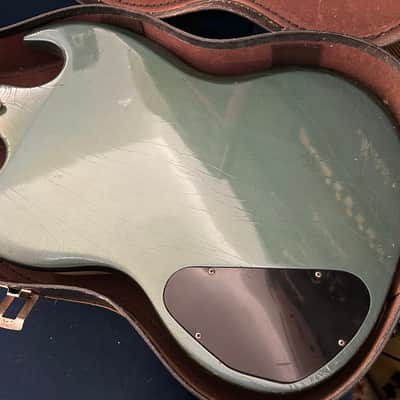Vintage Gibson Melody Maker Sg D Double Pickup 1966 Pelham Blue OSSC image 7