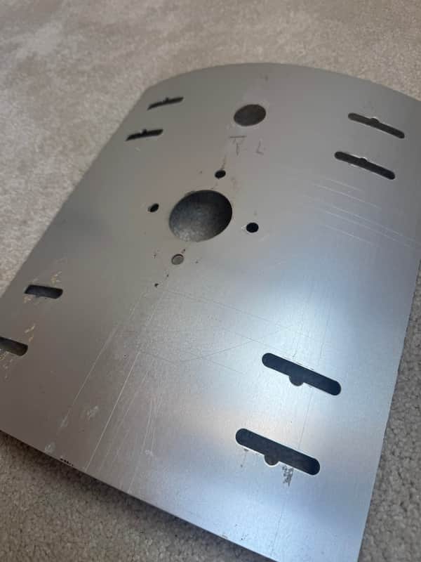 Ludwig Vintage Support Plate for Stainless Steel Bass Drum - Fits 24 or 22” 70s - Aluminum image 1