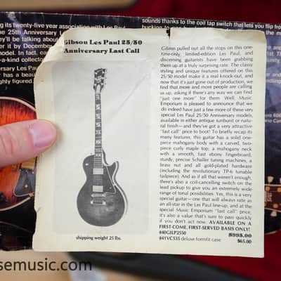 Gibson Les Paul 25/50 Anniversary 1979 - Antique Sunburst image 18