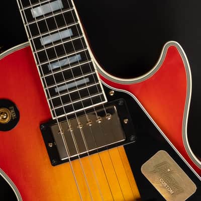 2013 Gibson Custom Shop Les Paul Custom - Heritage Cherry Sunburst | USA Long Neck Tenon 490R / 498T Humbucker Pickups 4.4kg | CoA OHSC image 22