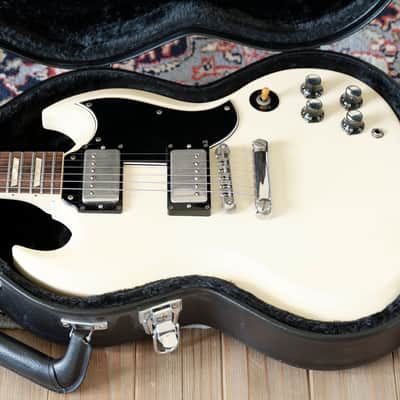 MIJ 1989 Greco Polaris White SG Standard model SS63-60 with Sheptone pickups image 7
