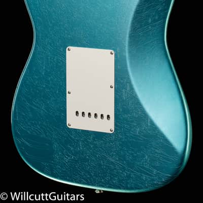 Fender Custom Shop 1968 Stratocaster DLX Closet Classic Aged Teal Green Metallic (188) image 2
