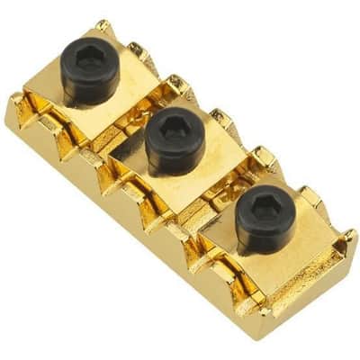 Authentic Floyd Rose Original Left Handed Locking Nut - Gold / L2 image 1