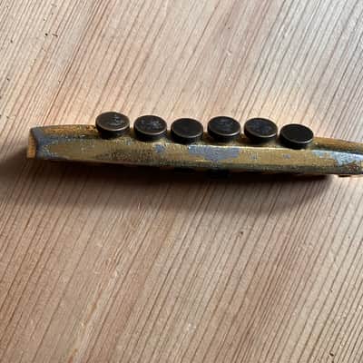 Schaller Vintage Electric Guitar TP6 Fine Tuning Guitar Bridge Pre Owned TP-6 Gold Finish image 8