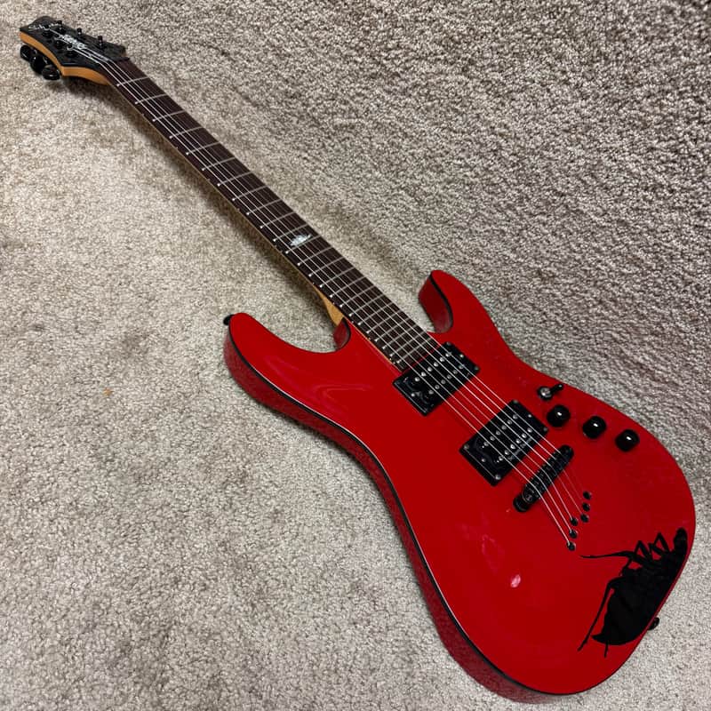 Schecter Diamond Series Jerry Horton Papa Roach C-1 Red | Reverb